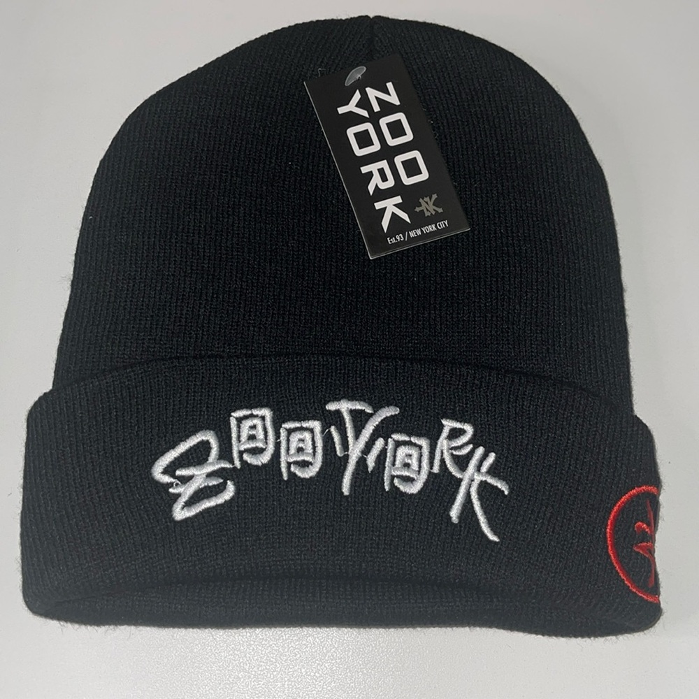 Mens  Zoo York Embroidered Logo Fold Up Beanie